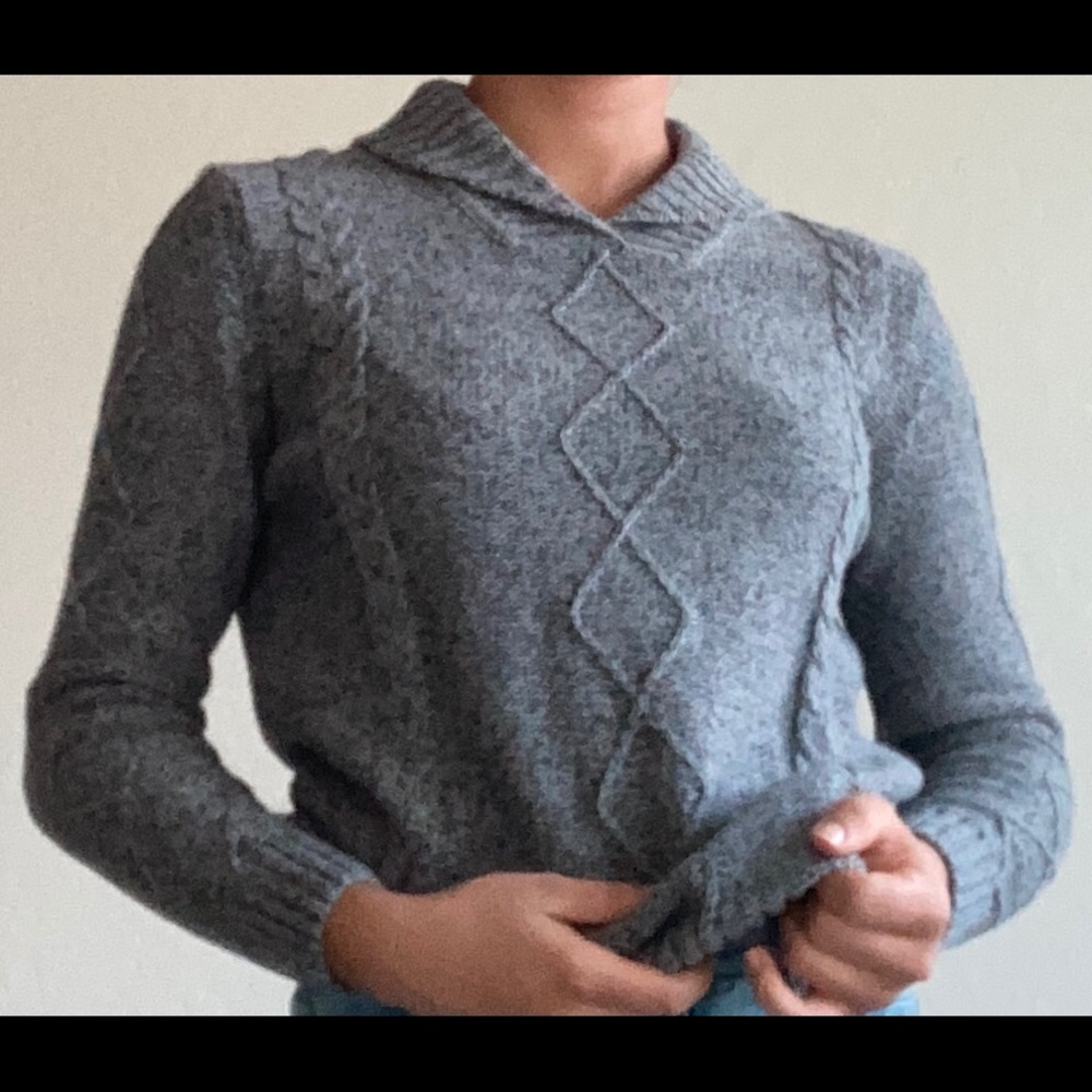 Cute Grey Comfortable Sweater
